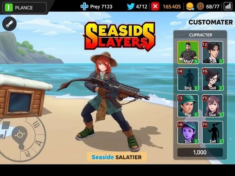 Seaside Slayers Game Screenshot